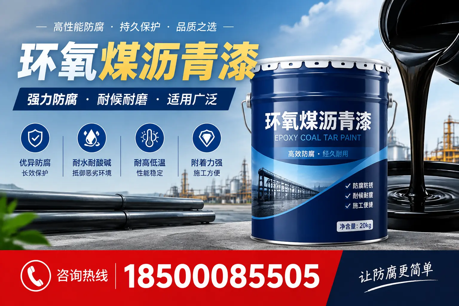 环氧煤沥青漆在不同气候条件下的表现分析，萍乡适用性
